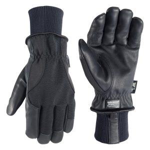 Men's HydraHyde® Black Leather Winter Work Gloves