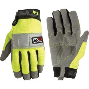 Men's FX3® Hi-Visibility Reflective Work Gloves