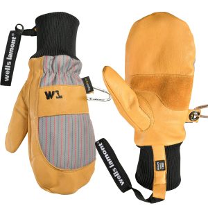 HydraHyde® Insulated Knit Wrist Mitten with Ski Strap