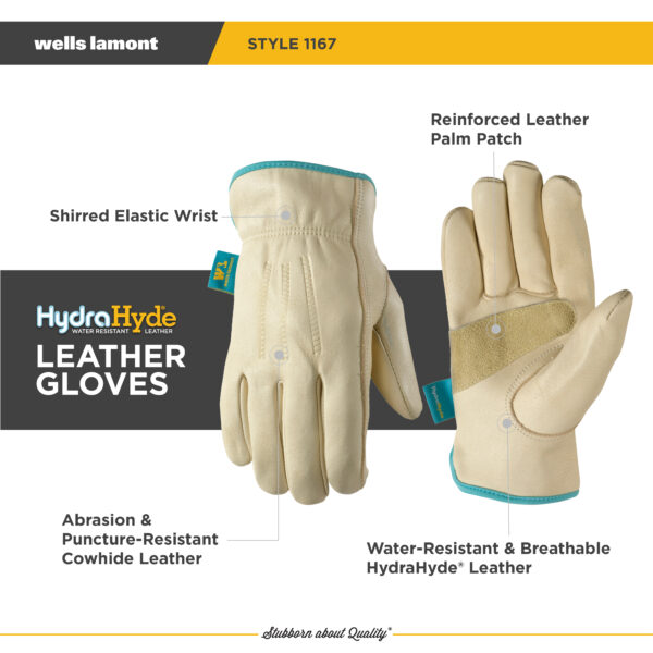 Women's HydraHyde® Leather Shirred Wrist - Image 3