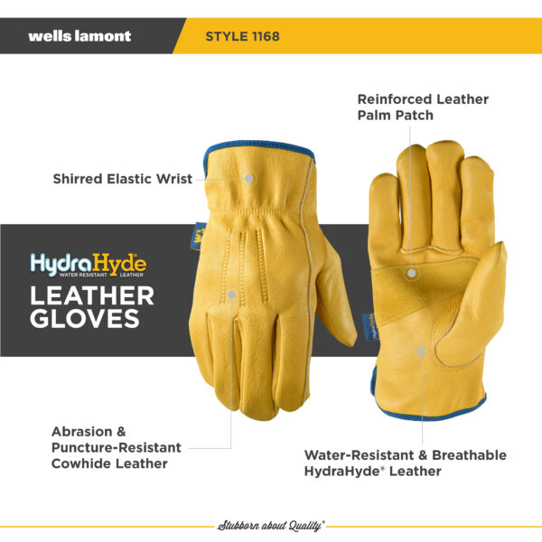 Men's HydraHyde® Leather Shirred Wrist - Image 3
