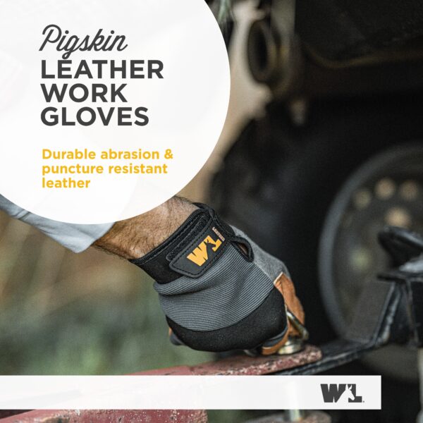 Men's Pigskin Leather Hybrid Adjustable Wrist - Image 2