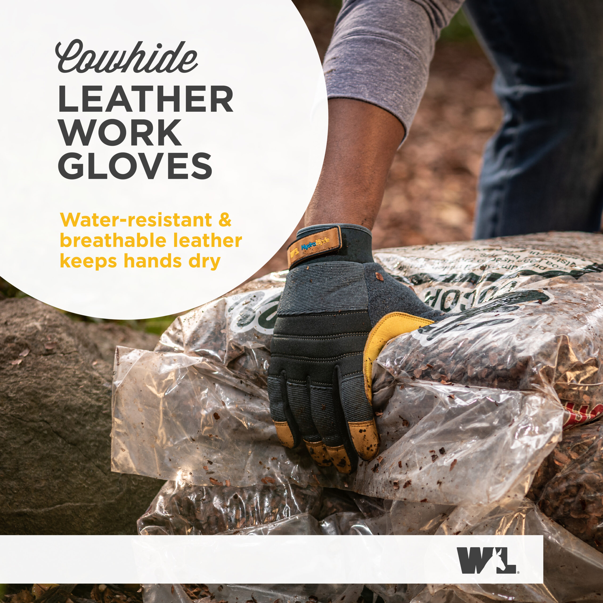 Men's HydraHyde® Leather Hybrid Adjustable Wrist - Image 2