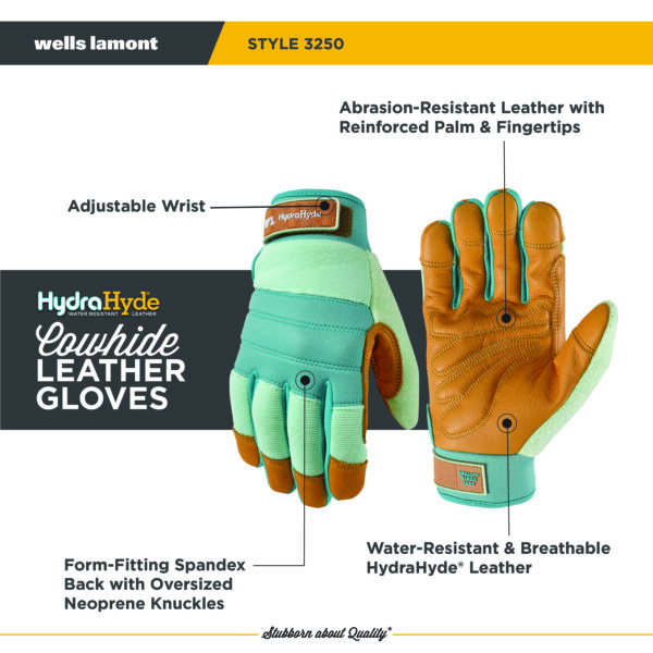 Women's HydraHyde® Leather Hybrid Adjustable Wrist - Image 3