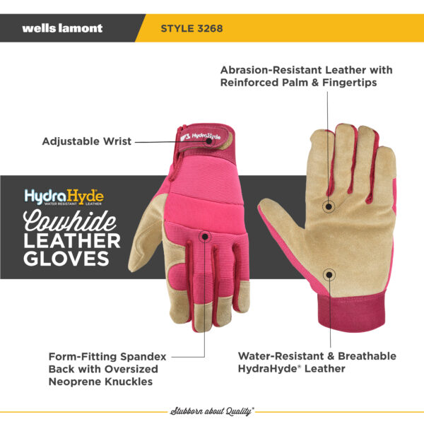 Women's HydraHyde® Leather Hybrid Adjustable Wrist - Image 3