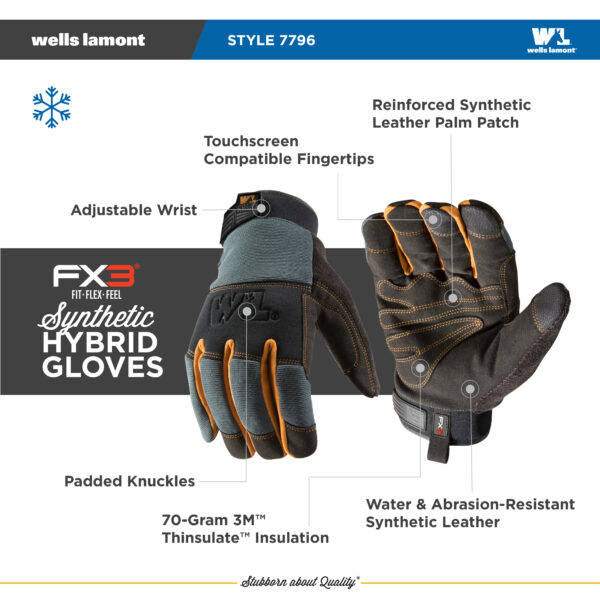 Men's FX3® Insulated Adjustable Wrist - Image 3
