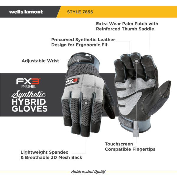 Men's FX3® Synthetic Leather Adjustable Wrist - Image 3