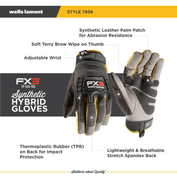 Men's FX3® Synthetic Leather Adjustable Wrist - Image 3