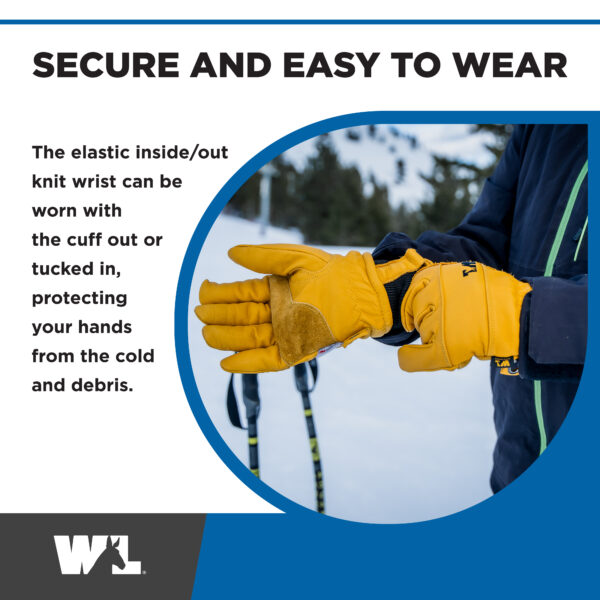 HydraHyde® Insulated Knit Wrist with Ski Strap - Image 4