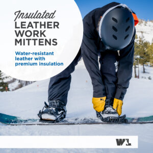 HydraHyde® Insulated Knit Wrist Mitten with Ski Strap